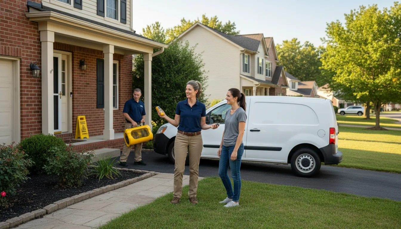 Residential water damage restoration in Fernley, NV